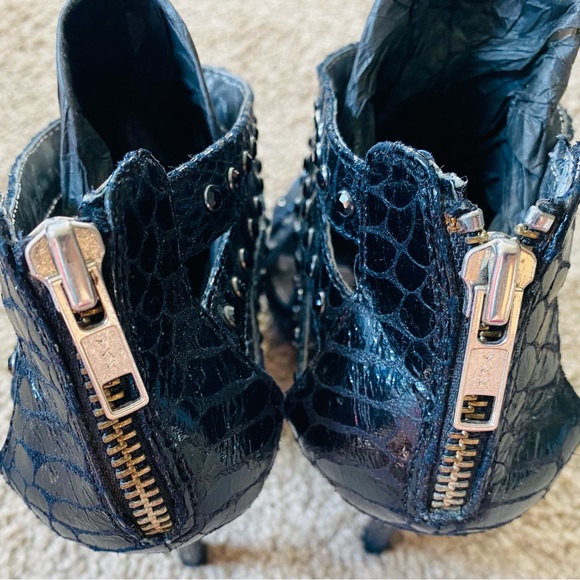 Aldo Black Studded High Heels - Picture 4 of 6